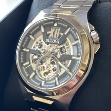 Bulova Men's Black Watch - 98A179 for sale online | eBay