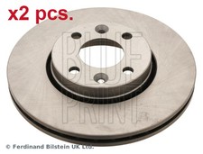 X2 PCS FRONT BRAKE DISC ROTOS X2 PCS SET ADN143112 BLUE PRINT I