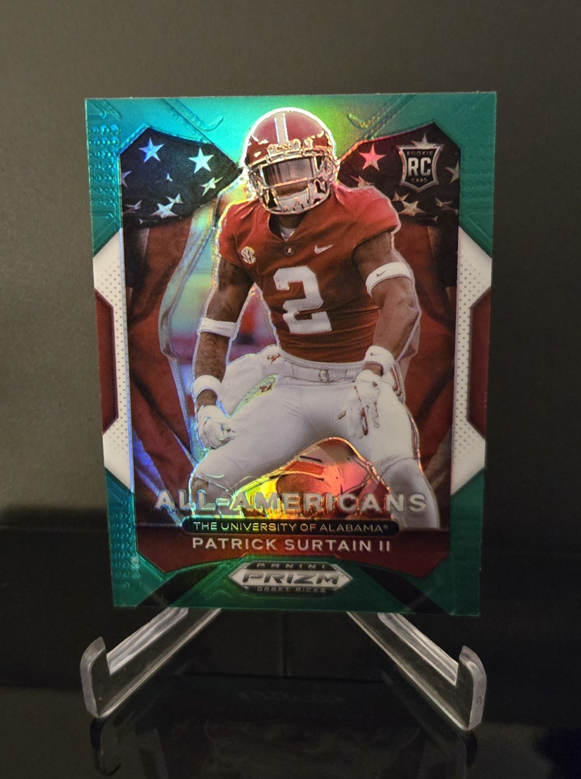 PATRICK SURTAIN II RC 🔥 2021 Panini Prizm Draft Picks All Americans Green #199