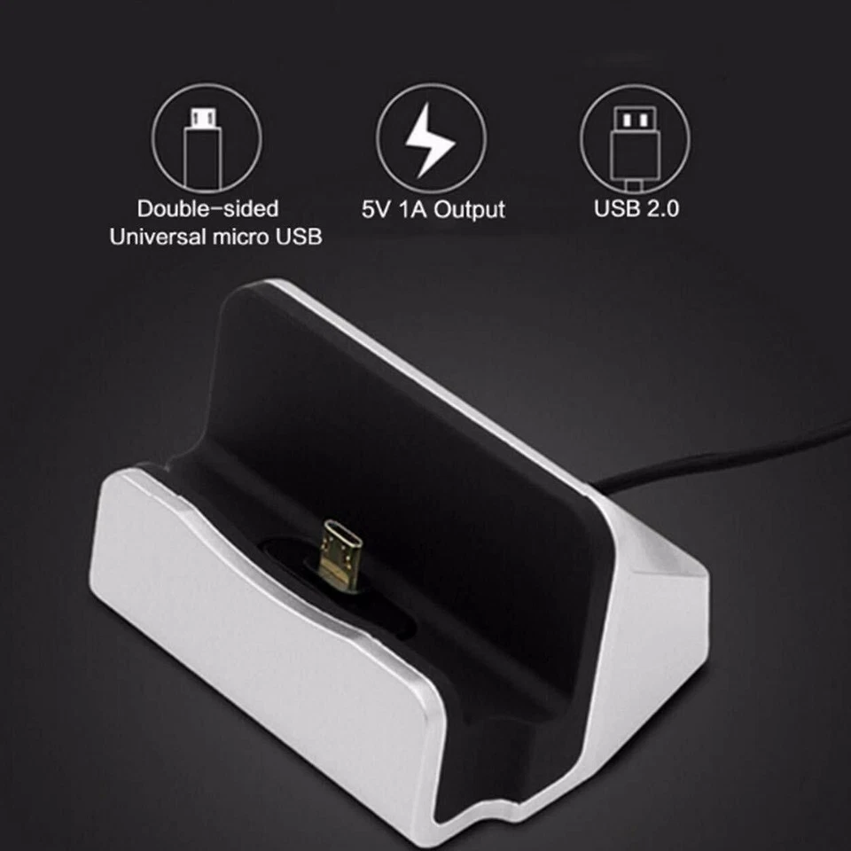 Android Phone Charger Docking Station Cradle Sync Dock for Samsung Nexus 5 SONY# - Image 3 of 4