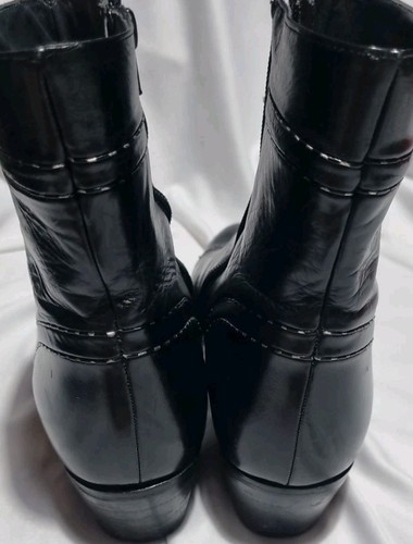 Original Mister handgefertigte Lederstiefel mit kubanischem Absatz - Größe 8 - hergestellt in Spanien - Bild 5 von 14