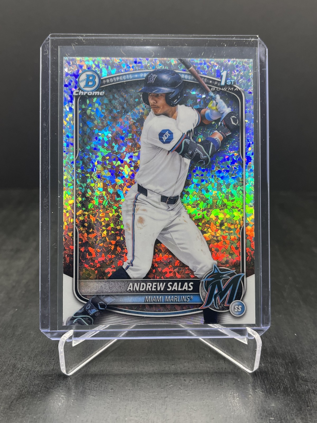 2025 Bowman Chrome Baseball Andrew Salas 1st Bowman Mini-Diamond #BCP-156