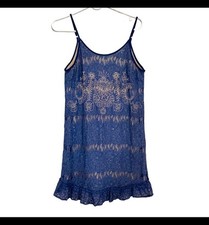 Entro blue lace summer mini dress