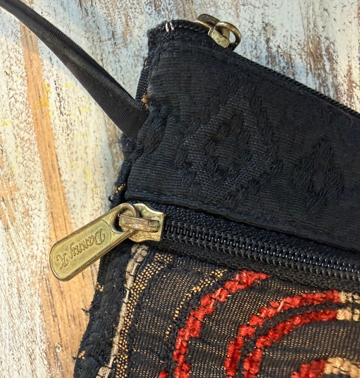 Danny K. Geometric Patchwork Tapestry Crossbody B… - image 12