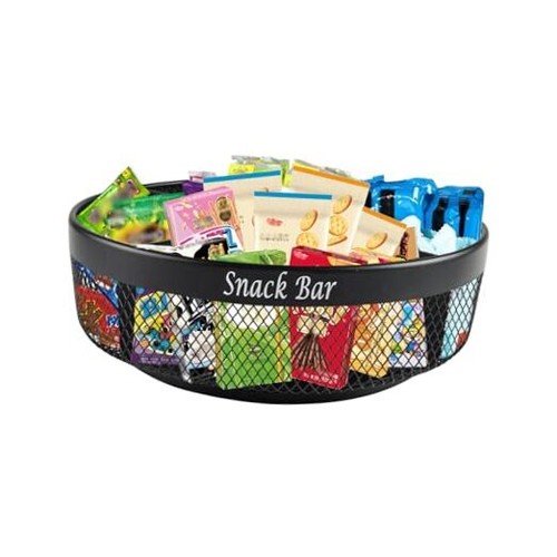 Organizzatore Snack da Banco, Organizzatore Giradischi in Metallo con Divisore, 4 - Foto 1 di 8