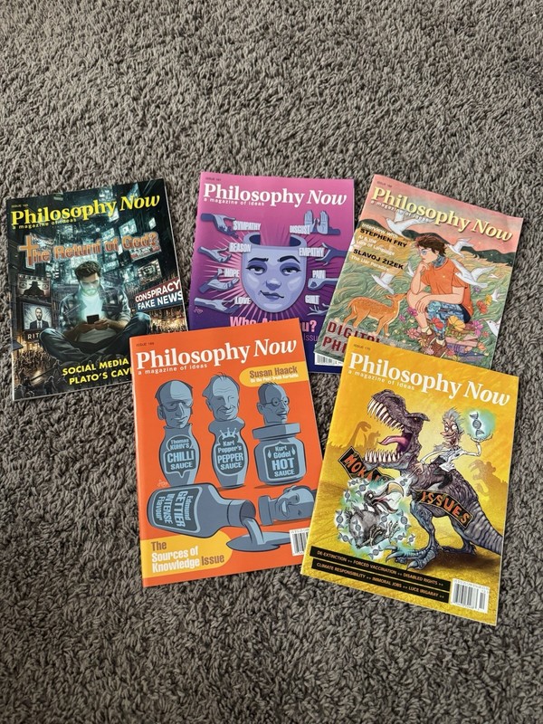 Set Of 5 Philosophy Now Magazines