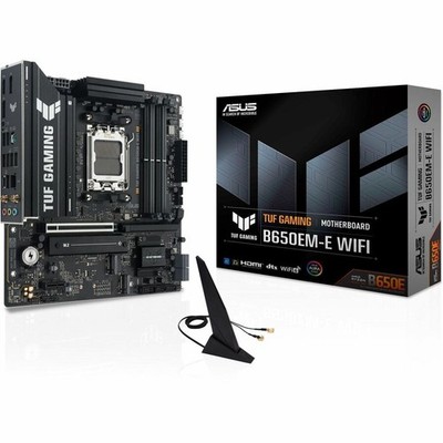 ASUS TUF GAMING B650EM-E WIFI AM5 DDR5 mATX Gaming Desktop Motherboard