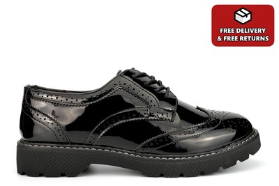 Damenschuhe Brogues Brogue Mädchen Brogue Schulschuhe Plateauschuhe Absatz