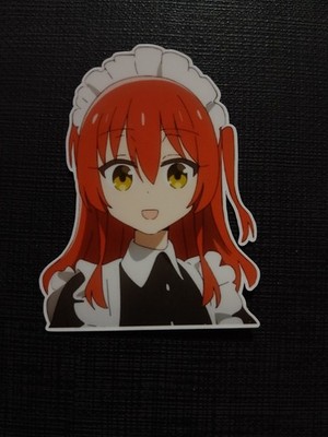 Ikuyo Kita Bocchi the Rock Maid Outfit Glossy Sticker Anime Waterproof!
