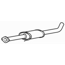 Quality Centre Exhaust Middle Silencer for Hyundai i30 G4FC 1.6 (2009-2013)