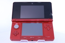 Nintendo 3DS Metallic Red Handheld Console Tested Working [Rank:C]