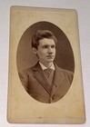 Rare Antique Victorian American ID'd Young Man, George Maxon New York CDV Photo! — photo 1
