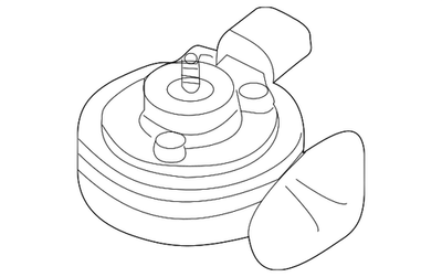 #ad #ad Genuine Audi Low Note Horn 8K0 951 221 $141.94