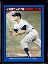 2006 Topps Bazooka Mickey Mantle Blue Fortune #15 Yankees