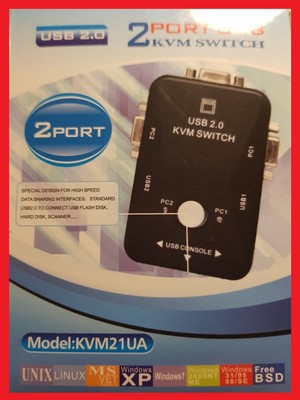 kvm switch 2 Port - Unbenutzt   Neu