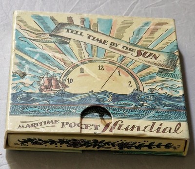 Authentic Models Maritime Pocket Sundial – Taschen-Sonnenuhr Im Maritimen Design, Dekorativ & Funktional