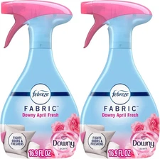 Febreze Odor-Fighting Fabric Refresher, Downy April Fresh, 16.9 Fl Oz, Pack of 2