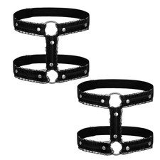 2PCS Thigh Garter Belts for Lace Gothic Leg Garter Elastic Thigh Harness Adju...