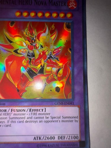 Elemental HERO Nova Master (UTR) GENF-EN093 Generation Force-1st Edition 1st Ed - Picture 4 of 4