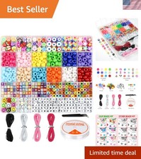 Bracelet Making Kit for Girls Age 6-12 - 800 Beads  Craft Accessories