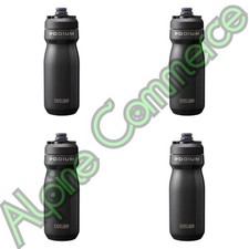  4-Bottles CamelBak Podium Insulated Stainless Steel 18 Oz Black 2964001052-A