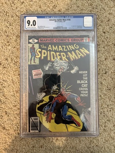The Amazing Spider-Man #194 (Marvel Comics July 1979) CGC 9.0 OFF-WHITE TO WHITE