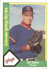 Jeff Kaiser 1990 CMC Colorado Springs Sky Sox #10 RC Colorado Springs Sky Sox