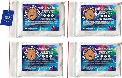 Bubble Brothers - Riesenseifenblasen Pulver für 20 Liter Seifenblasenlösung g