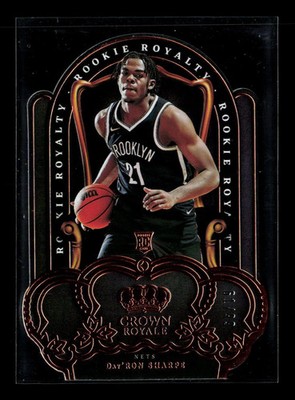 2022 Panini Crown Royale Rookie Royalty Day'Ron Sharpe #20 61/99 RC