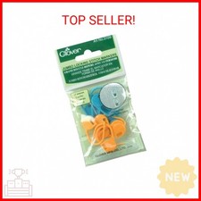 Clover 3109 Jumbo Locking Stitch Markers-12/Pkg