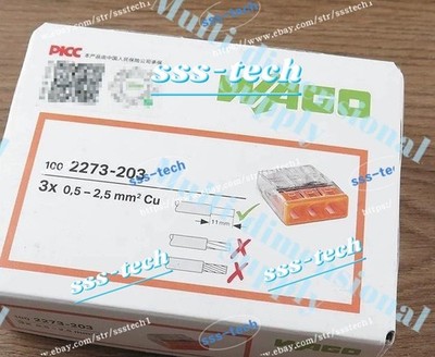 100PCS NEW WAGO 2273-203 