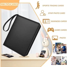 360/540/900 Card Pocket Binder with Elastic 9 Pocket Trading Cards Album Folder