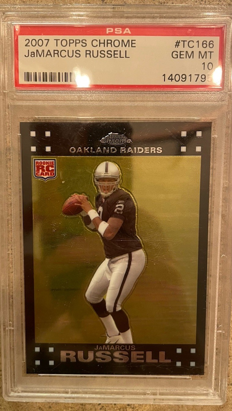 2007 Topps Chrome - JaMarcus Russell #TC166 (RC)