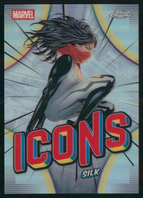 2026 Topps Chrome Marvel Comics #MI-17 Silk Marvel Icons