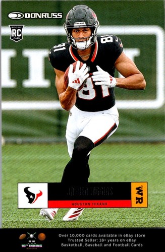 Jayden Higgins #R05-JYH 2025 Panini Donruss Retro 2005 card