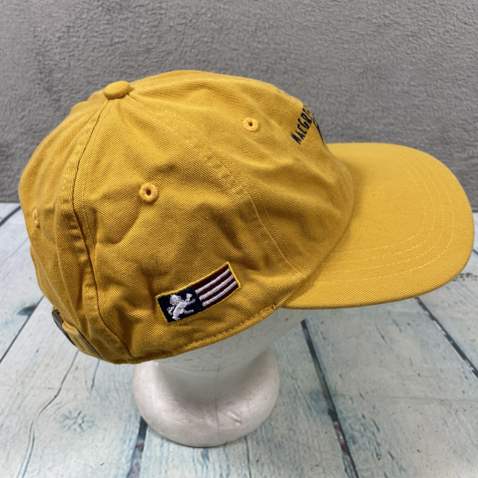 Macgregor Downs Golf Hat Cap Gold Embroidered Adj… - image 3