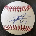 JULIO RODRIGUEZ Signed GAME-USED Major League Baseball Mariners JSA/MLB