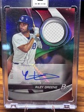 2022 Bowman Platinum - Platinum Pieces Autograph Relics Riley Greene #PPAR-RG...
