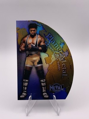 2022 Upper Deck AEW Metal Universe Powerhouse Hobbs (Royce Keys) Planet Metal