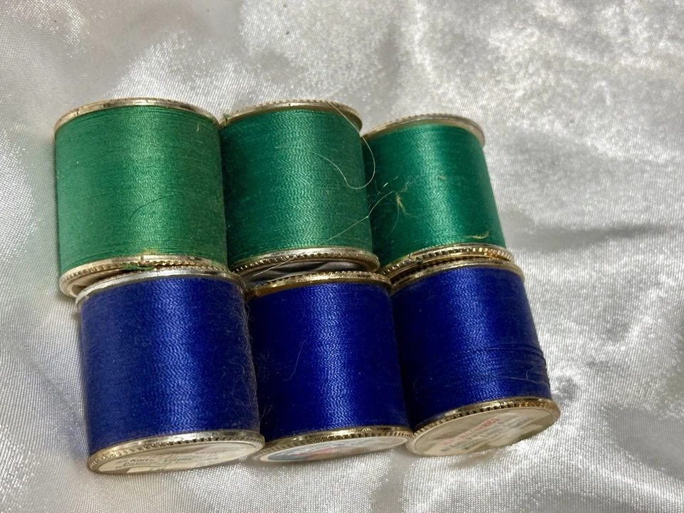 LOT of 6 J & P’s Coats BLUE/GREEN #10 & #62-A & #63-A Thread 300 Yd VARIOUS - Image 4 of 4