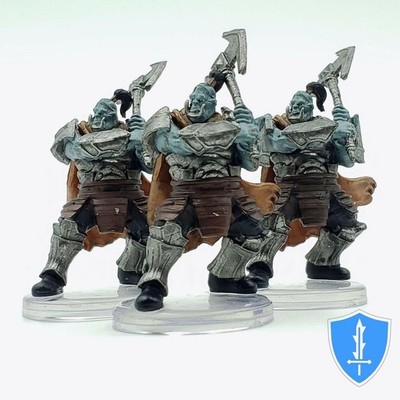 Orog x3 - Bigby Presents Glory of the Giants #8 D&D Icons of Realms Orc