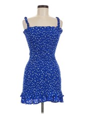 Faithfull the Brand Women Blue Cocktail Dress 6