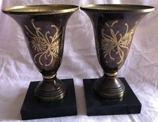 Vase Urne Dinanderie Par DUCOBU art Déco 1930 Vase ancien collection antiquité