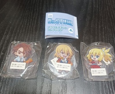Dr Stone Acrylic Stand Collection 3 Piece Set Nanami Ryusui Kohaku 14+ Soft