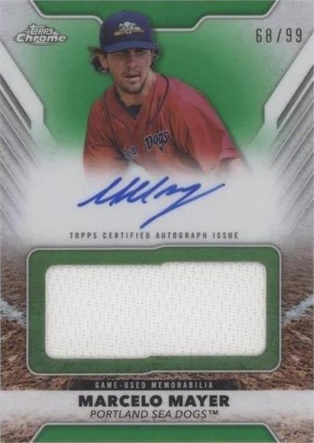 2025 Topps Update Marcelo Mayer Rookie Debut Sand Glitter #US276