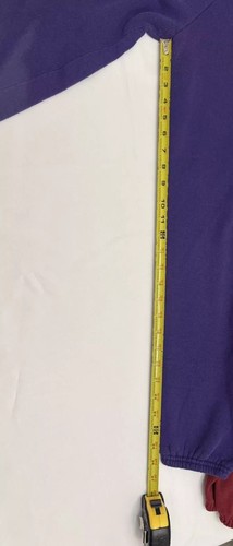 Joggers Boys 18 -20 XL Youth Vintage 80’s Fleece Sweatpants Purple - Picture 5 of 6