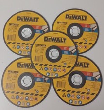 Lot Of 5 DeWALT 7" x .045" x 7/8" METAL / STAINLESS CUT-OFF WHEELS, DWA8054