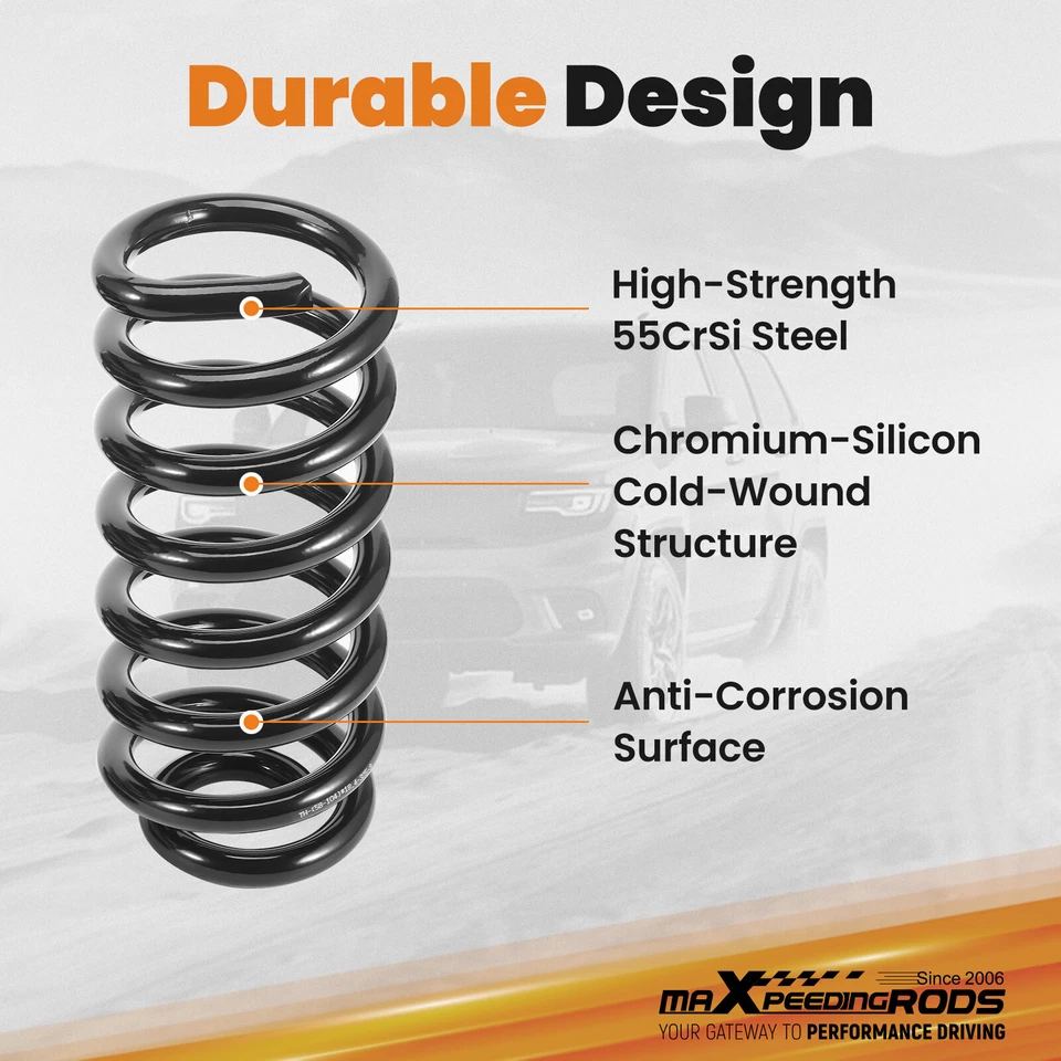 3" Front Coils Lowering Springs Lowering Kit For Ford F150 F-100 1980-1996 2WD - Image 3 of 4