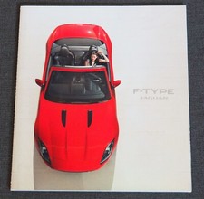 JAGUAR F-TYPE 3.0 V6 5.0 V8 Roadster 24x28cm depliant brochure cartella stampa G