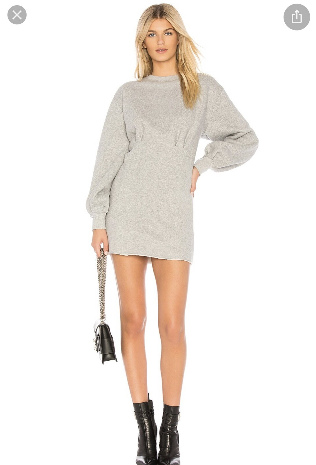 NWT Revolve L'Academie Gray Sweatshirt 